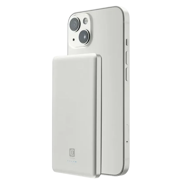 Acumulator extern Cellularline MAG LITE 5000mAh, Alb