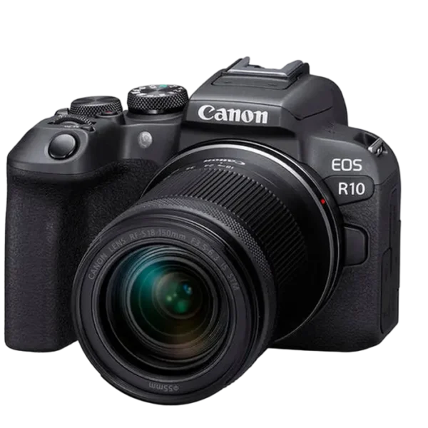 Aparat Foto Mirrorless Canon EOS R10 + RF-S 18-150mm IS STM & Adapter, Negru