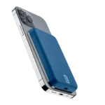 Acumulator extern Cellularline MAGSAFE 5000 Wireless, 5000mAh, Albastru - imagine 3