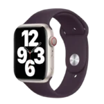 Curea pentru ceas Apple ML7N3ZM/A, Piele, Medium, Cireș