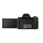 Aparat Foto Mirrorless Canon EOS M50 Mark II, Black + EF-M 15-45 IS, Negru - imagine 4