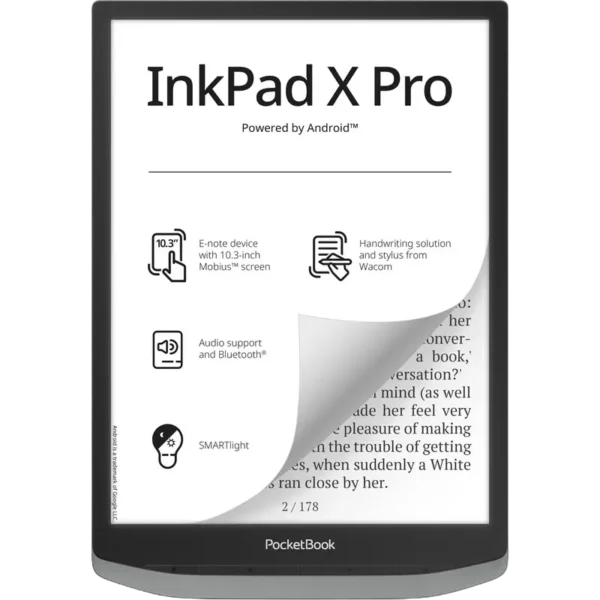eBook Reader PocketBook InkPad X Pro, Mist Grey