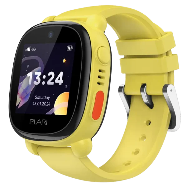 Ceas pentru copii Elari KidPhone 4G Lite, Galben