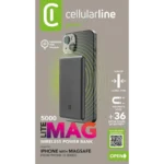 Acumulator extern Cellularline MAG LITE 5000mAh, Gri - imagine 3