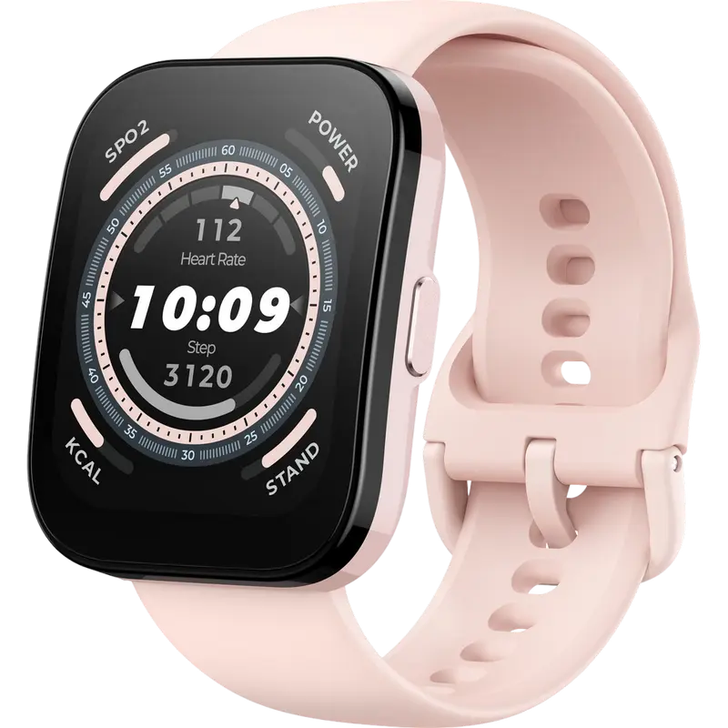 9625d1db-6967-4df6-825a-c5edf20b417b.webp Ceas Sport/Antrenament Xiaomi Amazfit Bip 5, Pastel Pink - Image 1