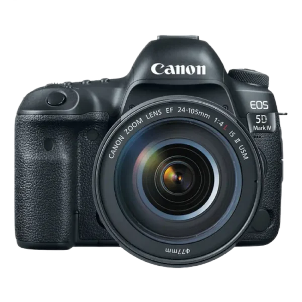 Aparat foto DSLR Canon EOS 5D Mark IV KIT (+ EF24-105 f/4 L IS USM), Negru