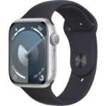 Ceas inteligent Apple Watch Series 9 GPS, 45mm, Silver | Storm Blue