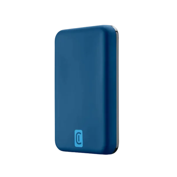 Acumulator extern Cellularline MAGSAFE 5000 Wireless, 5000mAh, Albastru