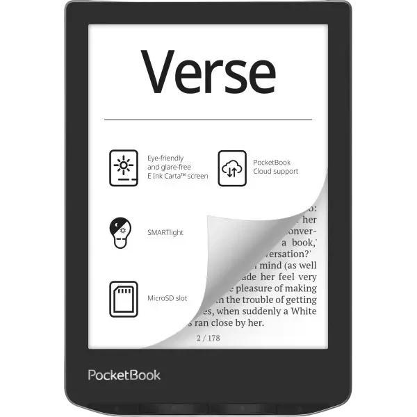 eBook Reader PocketBook Verse 629, Mist Grey
