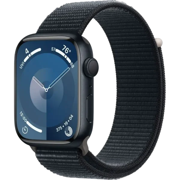 Ceas inteligent Apple Watch Series 9 GPS, 45mm, Midnight