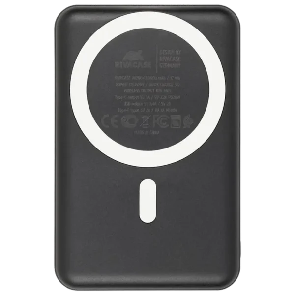 Acumulator extern Rivacase VA2604, 10000mAh, Negru