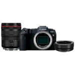 Aparat Foto Mirrorless Canon EOS R + RF 24-105 IS, Negru - imagine 2