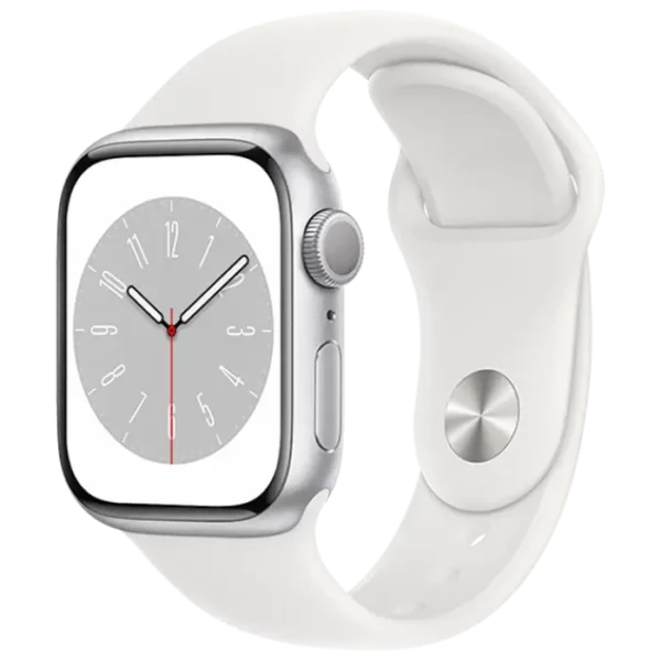 Ceas inteligent Apple Watch Series 8 GPS MP6N3, 45mm, Alb
