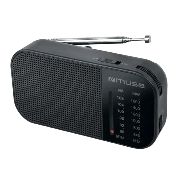 Radio portabil MUSE M-025 R, Negru