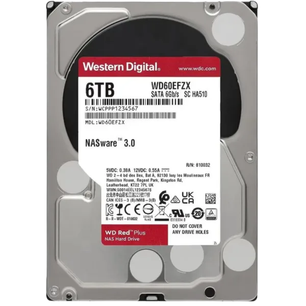 Unitate HDD Western Digital WD Red, 3.5″, 6 TB
