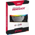 64GB DDR4-3600MHz Kingston FURY Renegade RGB (Kit of 2x32GB) (KF436C18RB2AK2/64), CL18, 1.35V, Blk - Image 3