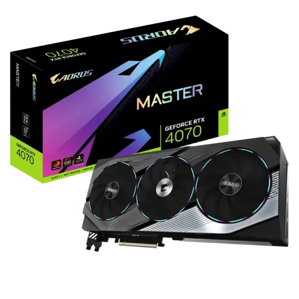 Placă Video Gigabyte GV-N4070AORUS M-12GD, 12GB GDDR6X 192bit