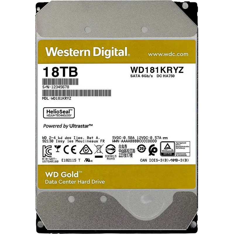 369b189b-95e5-417c-b3bd-11a4f8285eee.webp Unitate HDD Western Digital WD Gold, 3.5, 18 TB „ - Image 1
