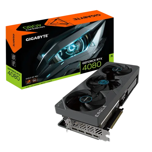 Placă Video Gigabyte GV-N4080EAGLE OC-16GD, 16GB GDDR6X 256bit