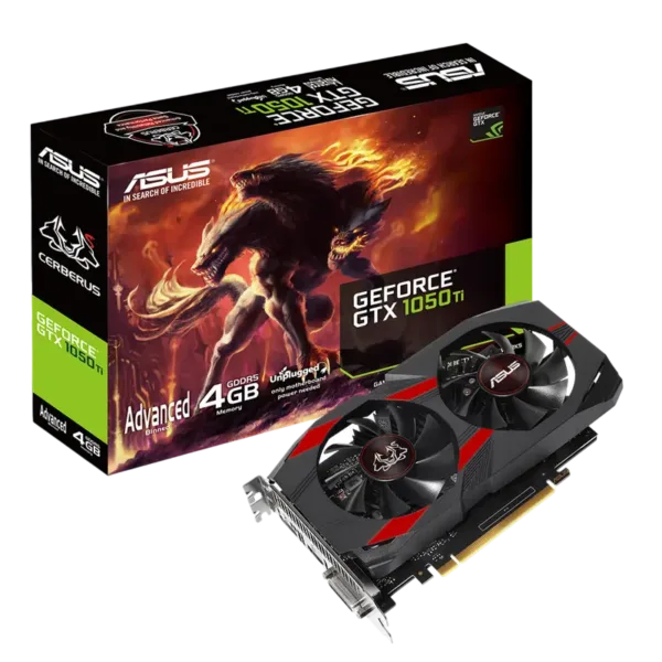 Placă Video ASUS CERBERUS-GTX1050TI-A4G, 4GB GDDR5 128bit