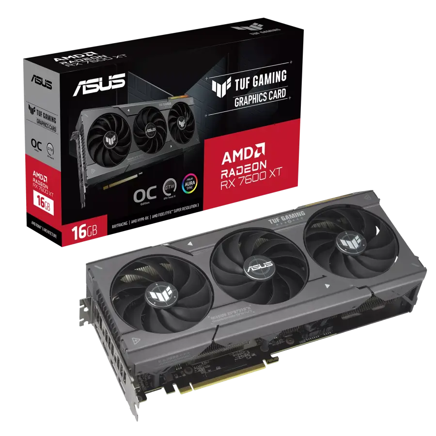 463c4fcc-2b79-460b-8d57-1926ebd68a7b.webp Placă Video ASUS TUF-RX7600XT-O16G-GAMING, 16GB GDDR6 128bit - Image 1