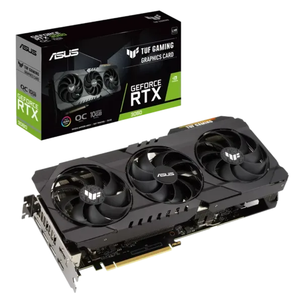 Placă Video ASUS TUF-RTX3080-O10G-V2-GAMING, 10GB GDDR6X 320bit