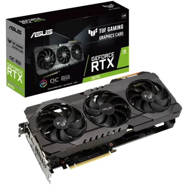Placă Video ASUS TUF-RTX3070-O8G-V2-GAMING, 8GB GDDR6 256bit