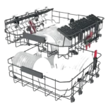 Mașină de spălat vase Whirlpool WIC 3C34 PFE S, Alb - Image 4