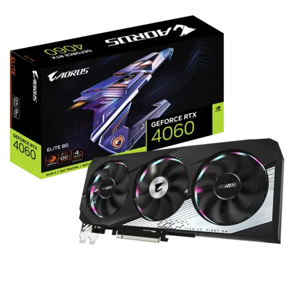 Placă Video Gigabyte GV-N4060AORUS E-8GD, 8GB GDDR6 128bit