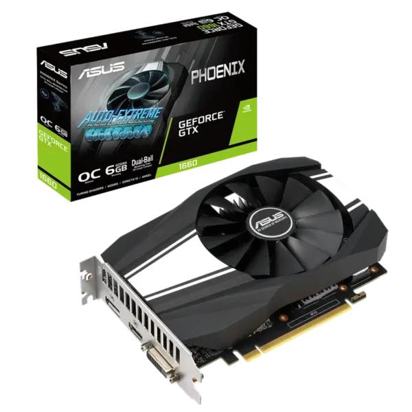 Placă Video ASUS PH-GTX1660-O6G, 6GB GDDR5 192bit