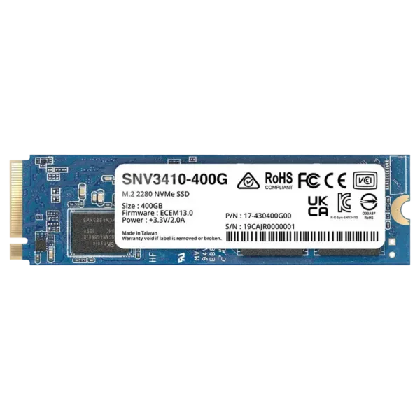 Unitate SSD SYNOLOGY SNV3410-400G, 400GB, SNV3410-400G