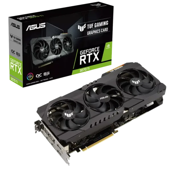 Placă Video ASUS TUF-RTX3070TI-O8G-GAMING, 8GB GDDR6X 256bit