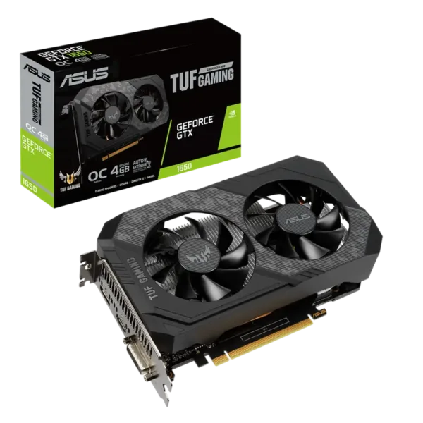 Placă Video ASUS TUF-GTX1650-O4GD6-GAMING, 4GB GDDR6 128bit