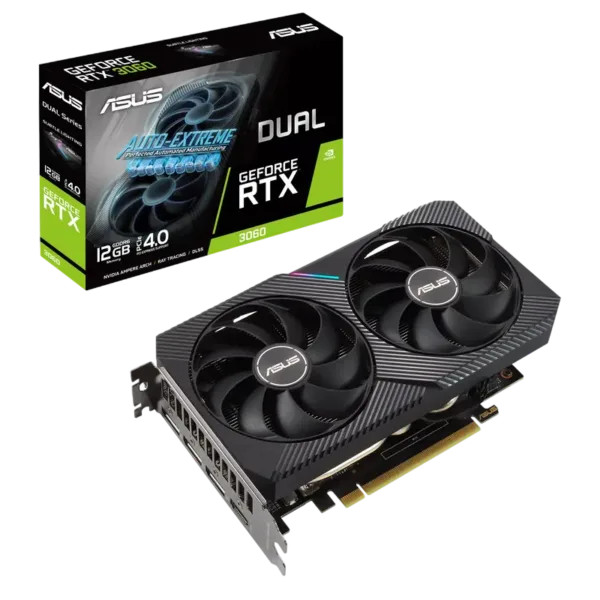 Placă Video ASUS DUAL-RTX3060-O12G-V2, 12GB GDDR6 192bit