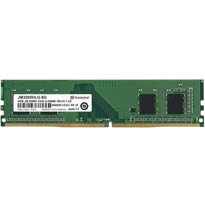 b9d865e2-2abe-427b-a640-4288fb3ce9ed.webp Memorie RAM Transcend JM3200HLG-8G, DDR4 SDRAM, 3200 MHz, 8GB, JM3200HLG-8G - Image 1