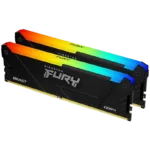 Memorie RAM Kingston FURY Beast RGB, DDR4 SDRAM, 3733 MHz, 16GB, KF437C19BB2AK2/16