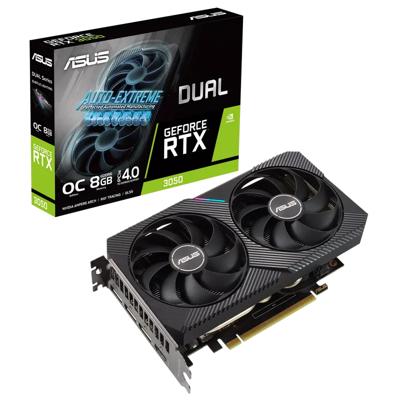 cda6f24a-2d2d-4b3e-bc7a-e635dced8bab.webp Placă Video ASUS DUAL-RTX3050-O8G, 8GB GDDR6 128bit - Image 1