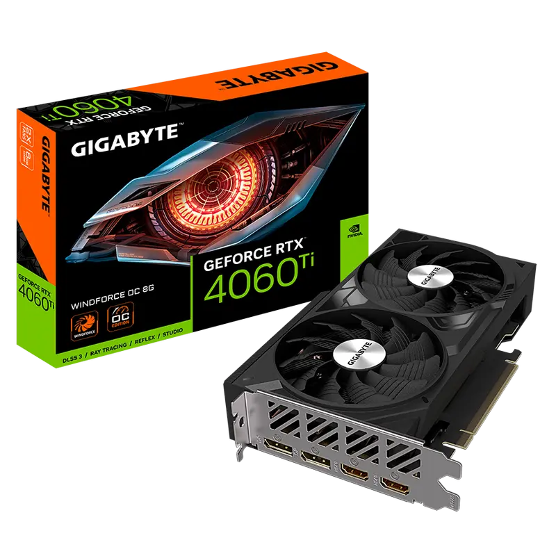 ce2d64f6-c085-4040-9b40-b2bec33a1a11.webp Placă Video Gigabyte GV-N406TWF2OC-8GD, 8GB GDDR6 128bit - Image 1
