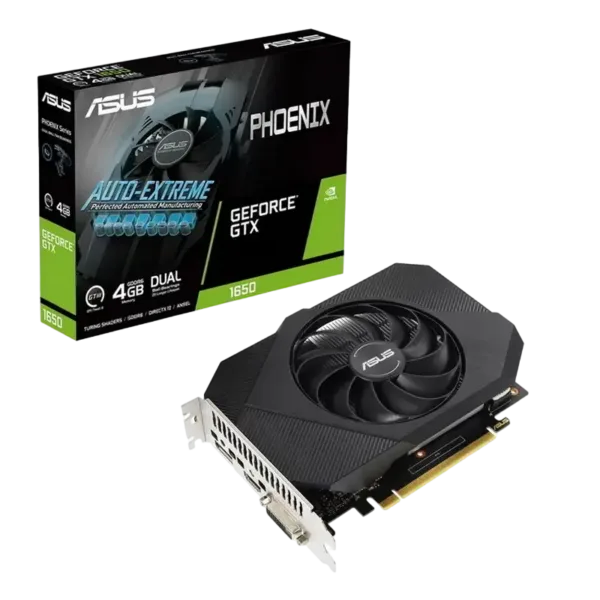 Placă Video ASUS PH-GTX1650-4GD6-P-V2, 4GB GDDR6 128bit