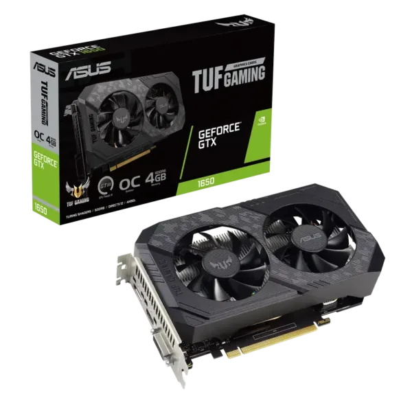 Placă Video ASUS TUF-GTX1650-O4GD6-P-V2-GAMING, 4GB GDDR6 128bit