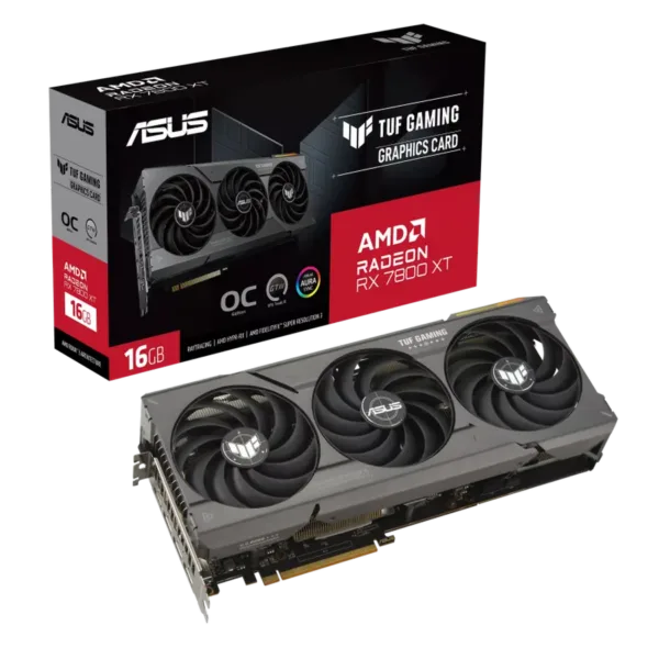 Placă Video ASUS TUF-RX7800XT-O16G-GAMING, 16GB GDDR6 256bit