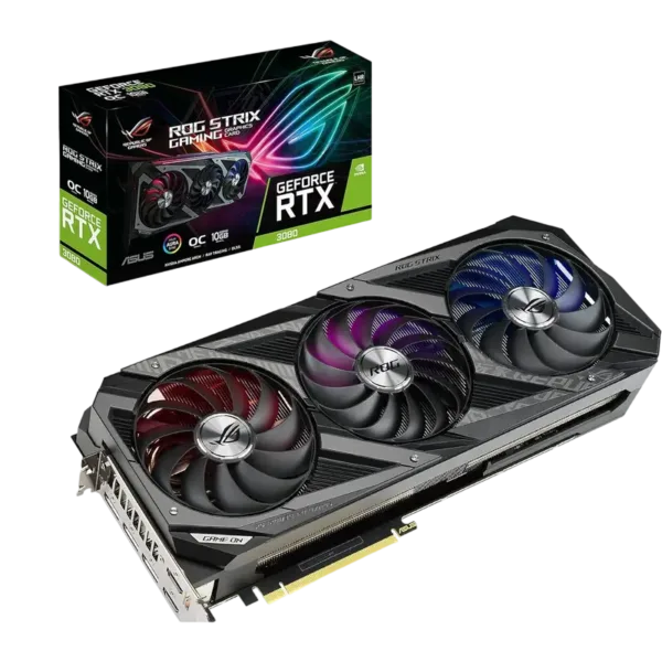 Placă Video ASUS ROG-STRIX-RTX3080-O10G-V2-GAMING, 10GB GDDR6X 320bit