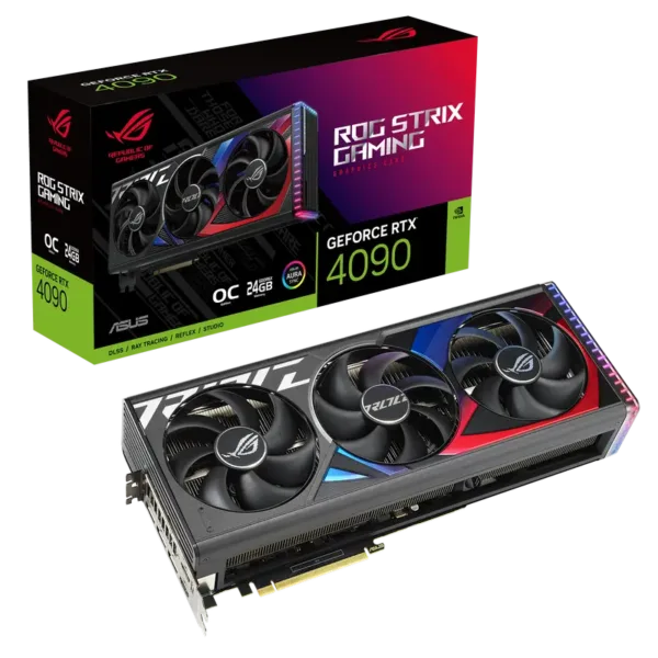 Placă Video ASUS ROG-STRIX-RTX4090-O24G-GAMING, 24 GB GDDR6X 384bit