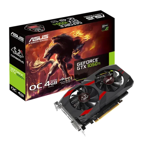 Placă Video ASUS CERBERUS-GTX1050TI-O4G, 4GB GDDR5 128bit