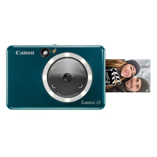 Imprimantă foto Canon Zoemini S2 ZV223, 2.0” x 3.0”, Turcoaz