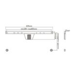 Suport fixat pe perete Gembird WM-S80F-01, Negru - imagine 3