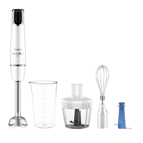 Blender de mână Tefal HB944138, Alb