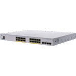 24-port Gigabit Full PoE Smart Switch Cisco CBS250-24FP-4X, 4 x 10G SFP+