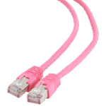 Patch cord Cablexpert PP6-1M/RO, Cat6 FTP , 1m, Roz - imagine 3