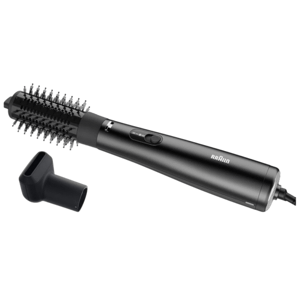 Uscător de păr-perie Braun AS4.2, 1000W, Negru